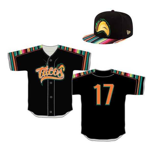 The Tacos' 2017 uniforms. Photo via Twitter