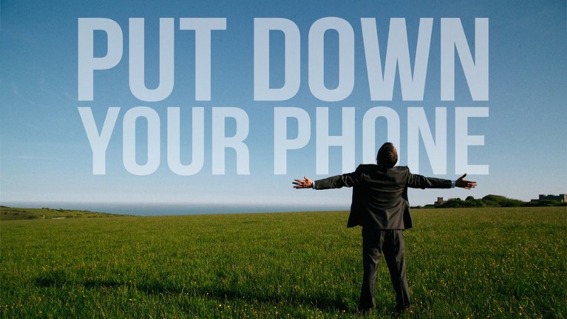 Staying away from your phone after arriving at an interview can pay huge dividends. Image via YouTube