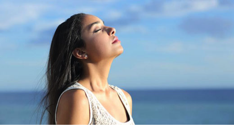 Deep breathes in the morning can help start your day on the right foot. Photo via awaken.com