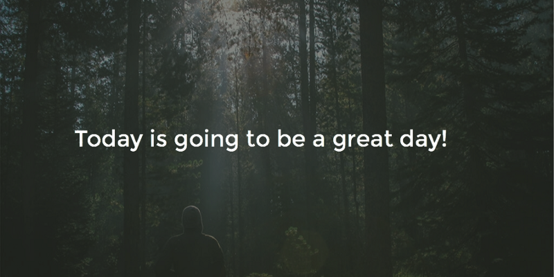 Positive thoughts in the morning can help you start your day. Image via Pexels.com