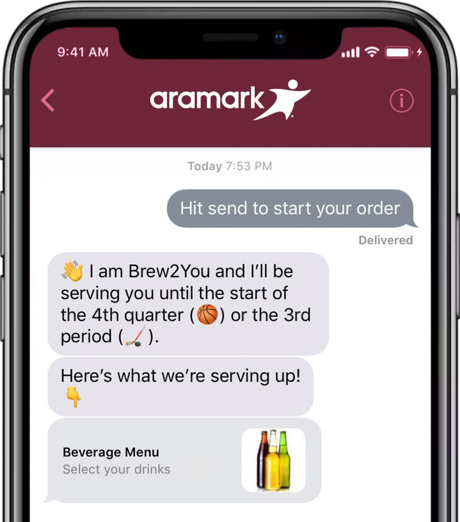 Cavs Aramark Ordering