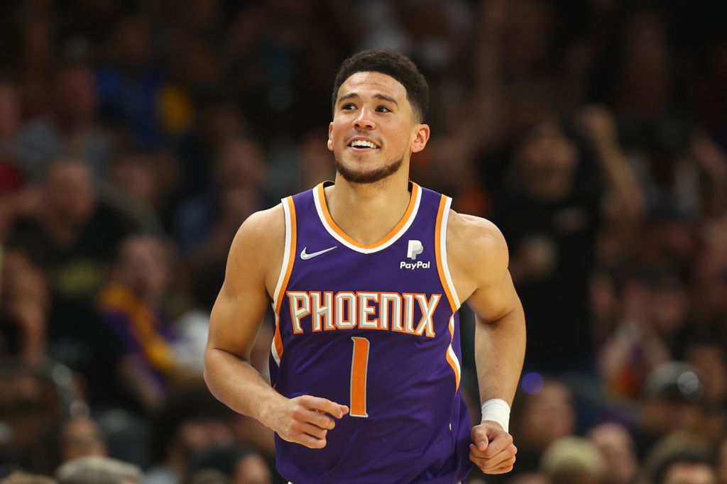 Devin Booker is the highest paid NBA shooting guard