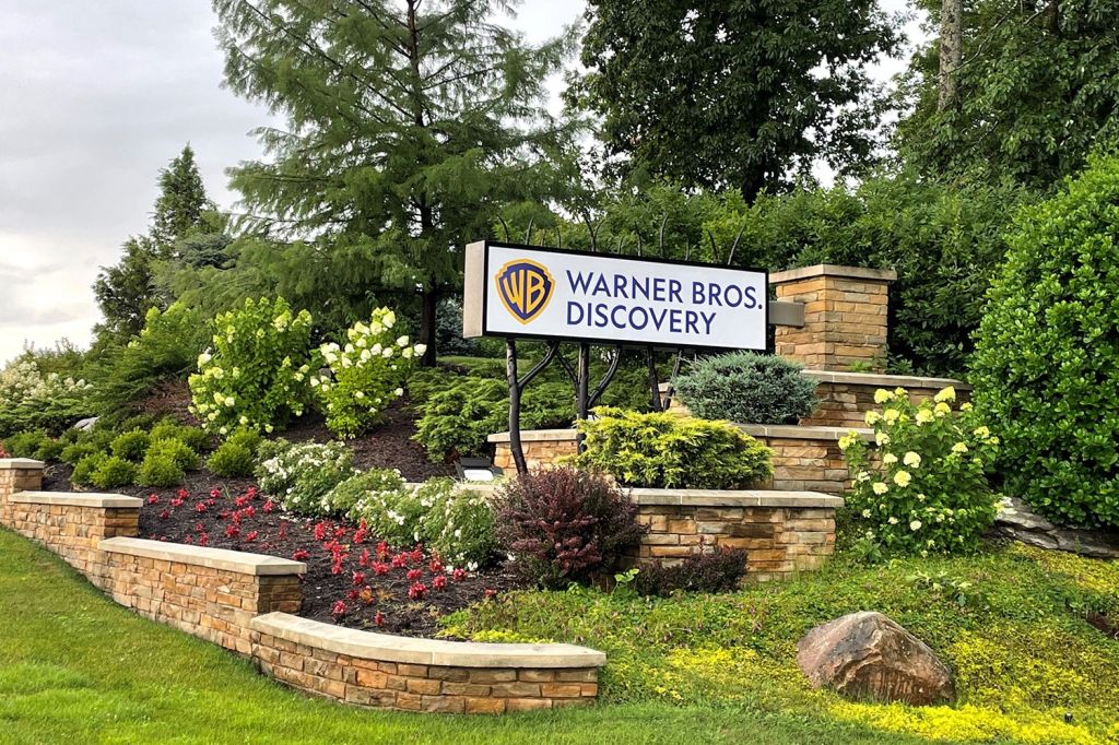 Warner Bros Discovery Sign