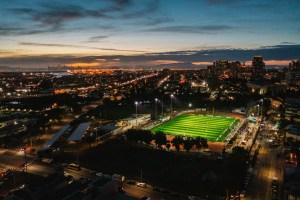 USL Championship side Oakland Roots home soccer field