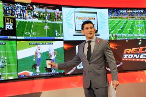 Andrew Siciliano preparing for NFL RED ZONE 