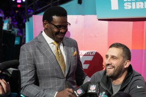 Michael Irvin and Nick Sirianni spoke at Super Bowl.