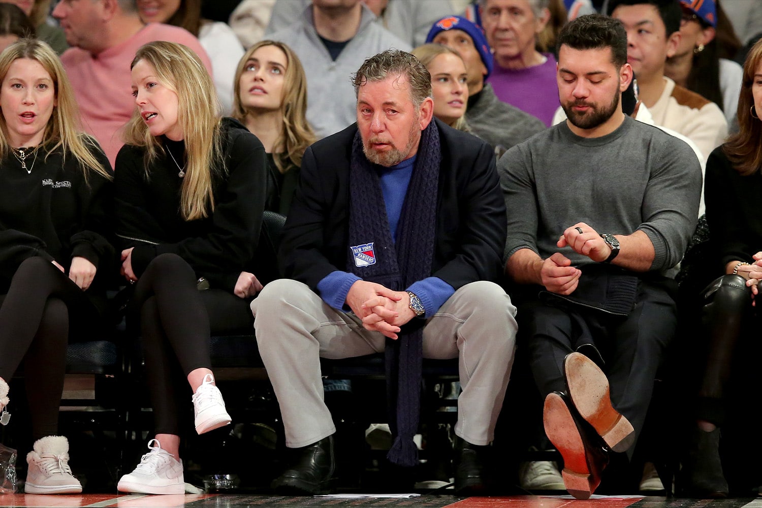 New York Knicks and New York Rangers executive chairman, James Dolan, at Madison Square Garden.