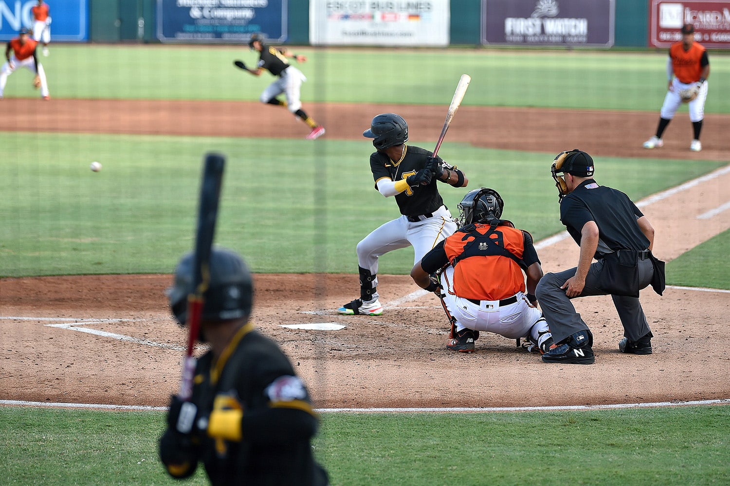 A minor league baseball game