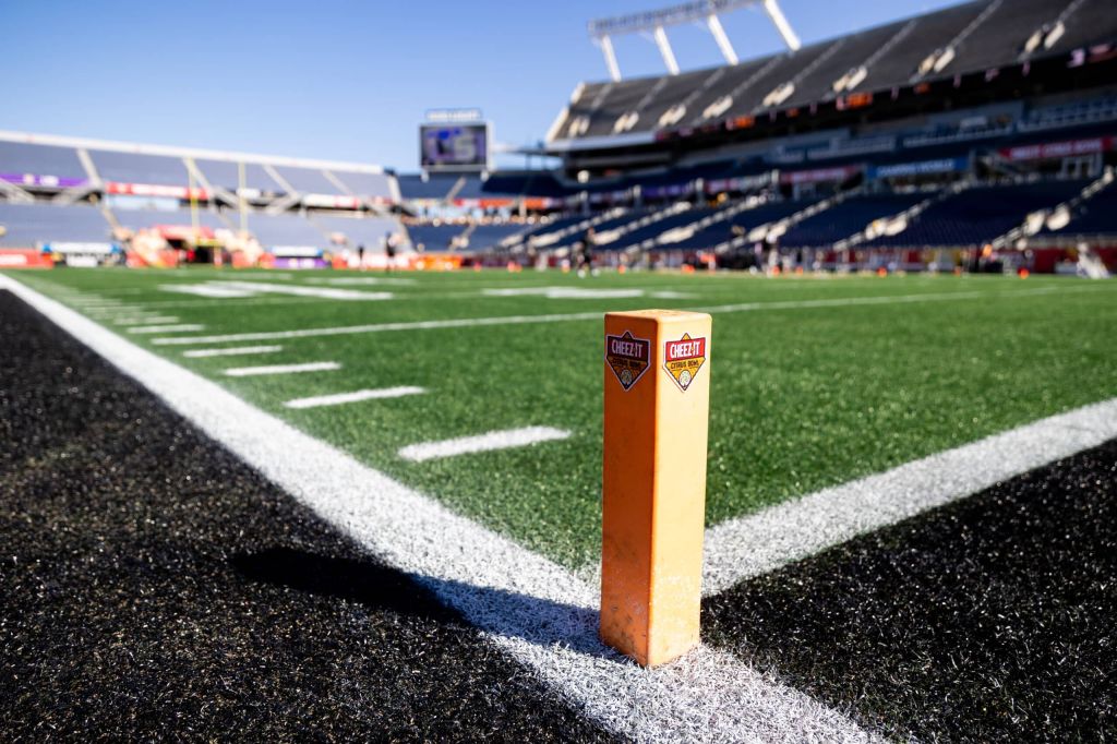 Orlando's Camping World Stadium can seat 60,000 fans.