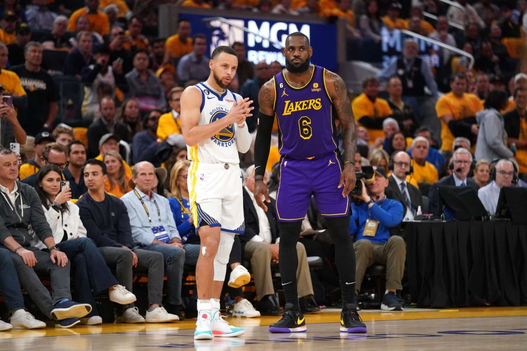Steph Curry and LeBron James