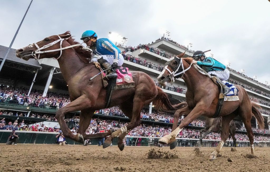 Kentucky Derby ratings were down.