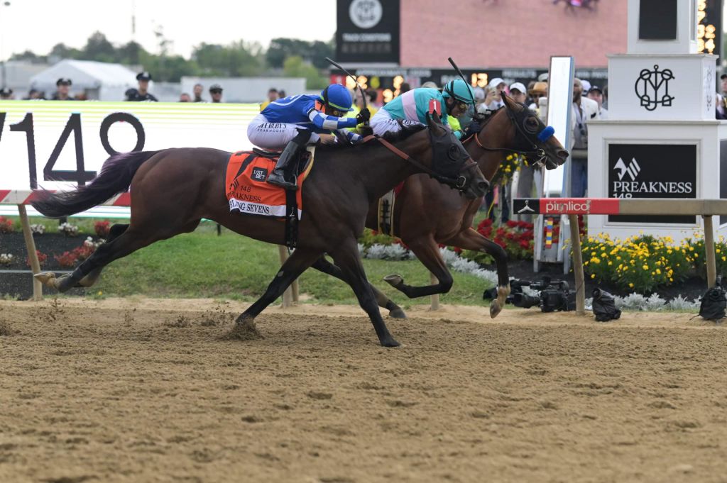 Bob Baffert gets eighth Preakness Stakes.