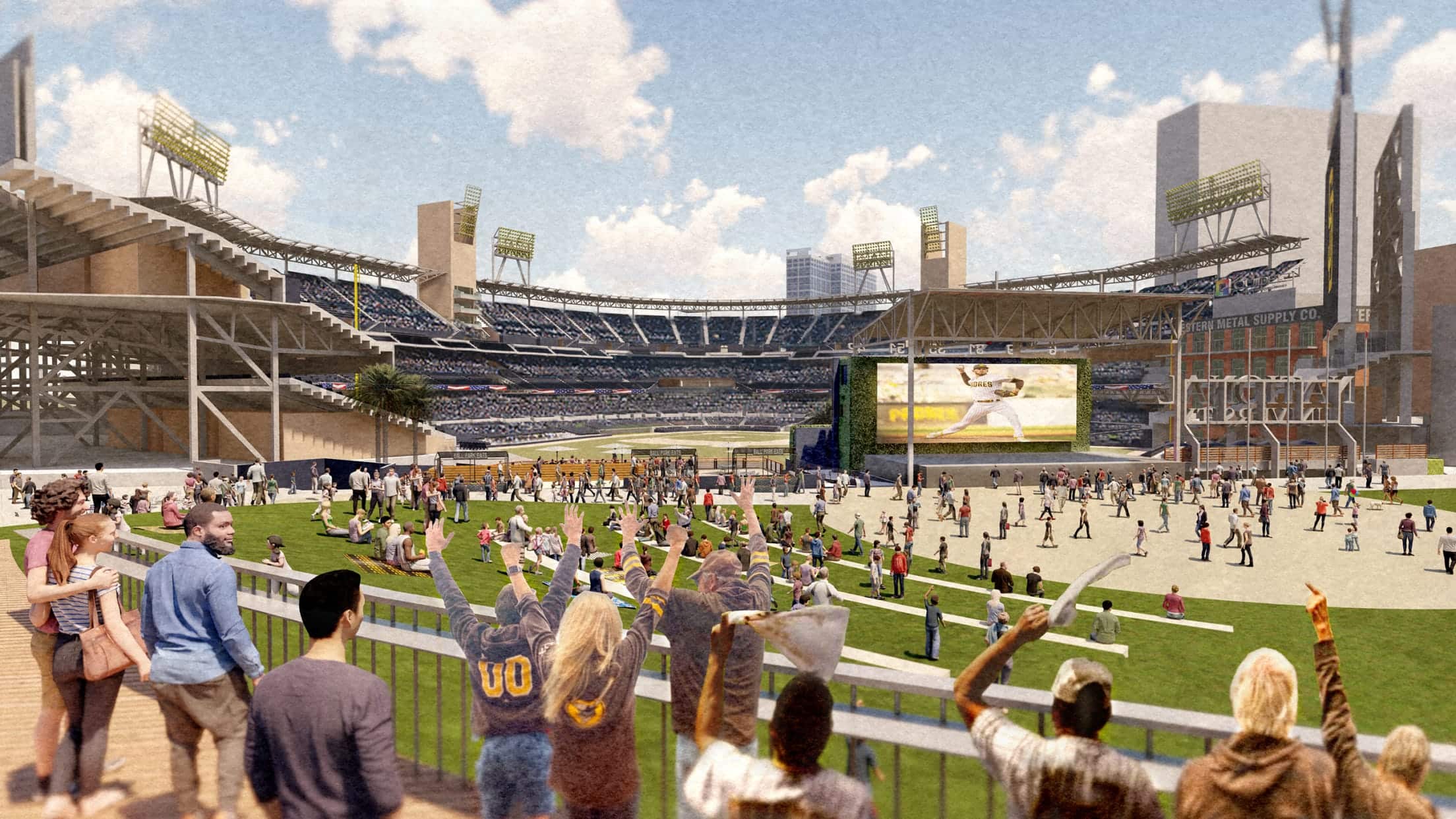 The renovations include pickleball courts and a dog park.