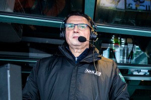 Eddie Olczyk calling the NHL Winter Classic between the Pittsburgh Penguins and the Boston Bruins for TNT at Fenway Park in Boston, MA.