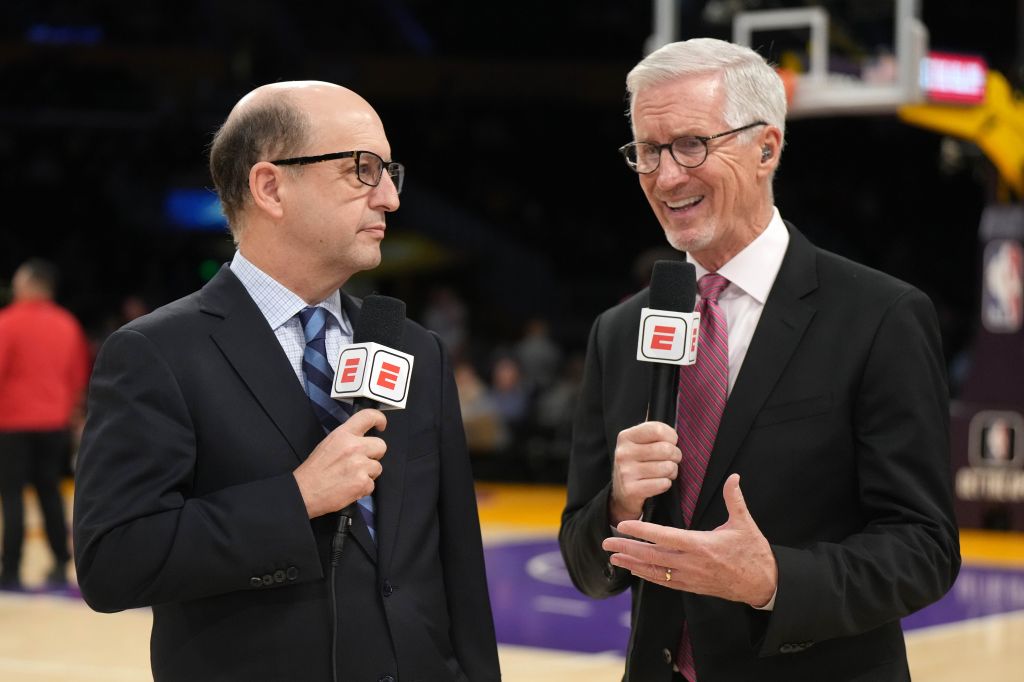 Van Gundy called NBA games with Mike Been and Mark Jackson for ESPN and ABC.