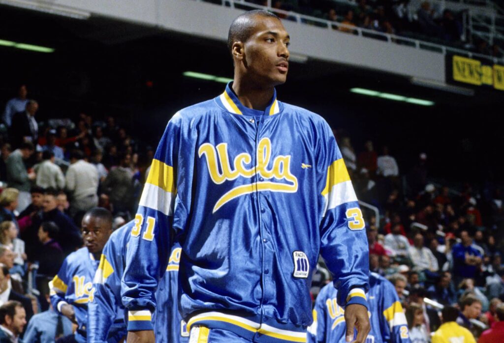 UCLA Bruins forward Ed O'Bannon (31) on the court during the 1994 season.