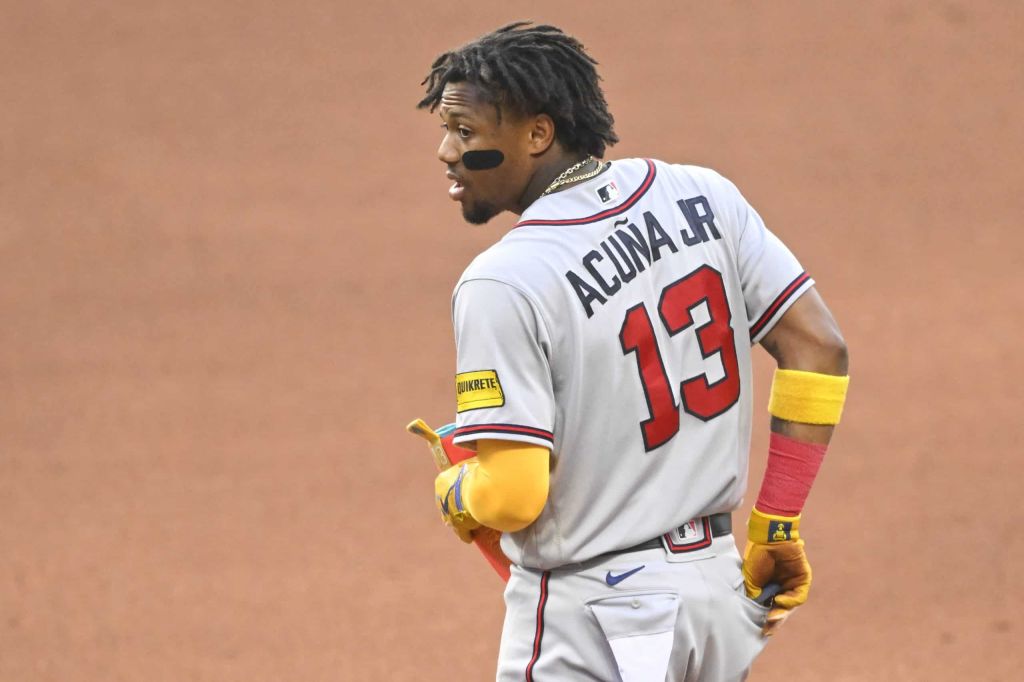 Ronald Acuña Jr leads MLB in jersey sales halfway through the 2023 season.