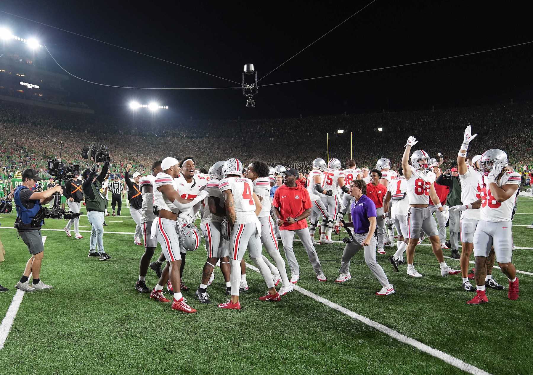 College football is taking over Saturday night.