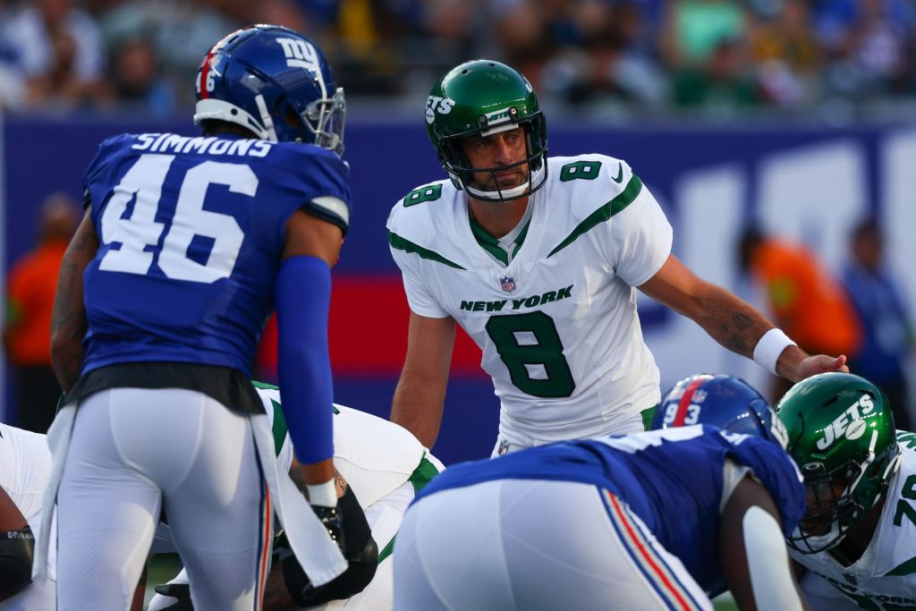 Aaron Rodgers of New York Jets