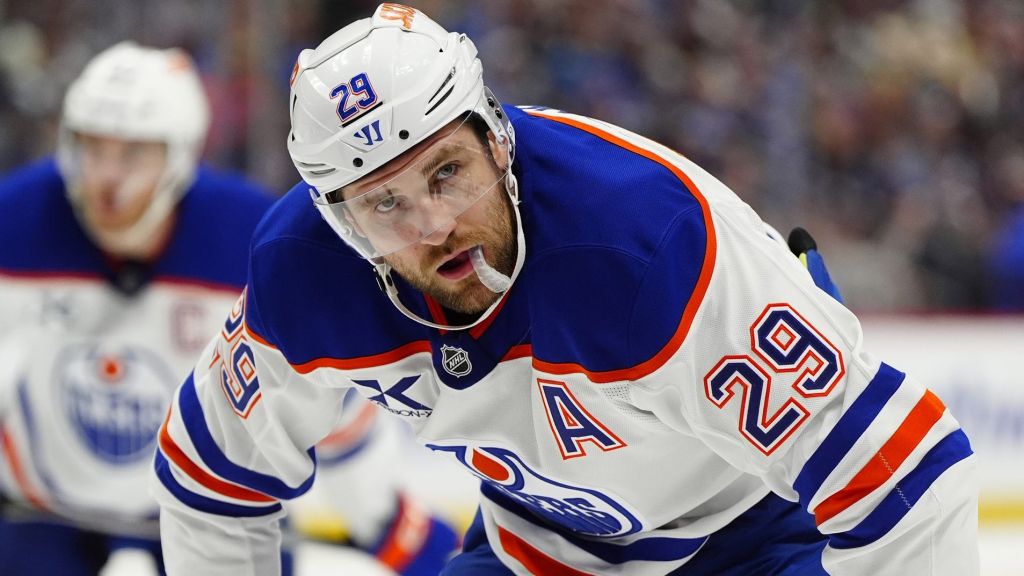 Mar 10, 2026; Denver, Colorado, USA; Edmonton Oilers center Leon Draisaitl (29) during the first period against the Colorado Avalanche at Ball Arena