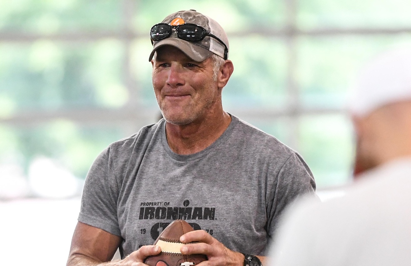 Former NFL quarterback Brett Favre