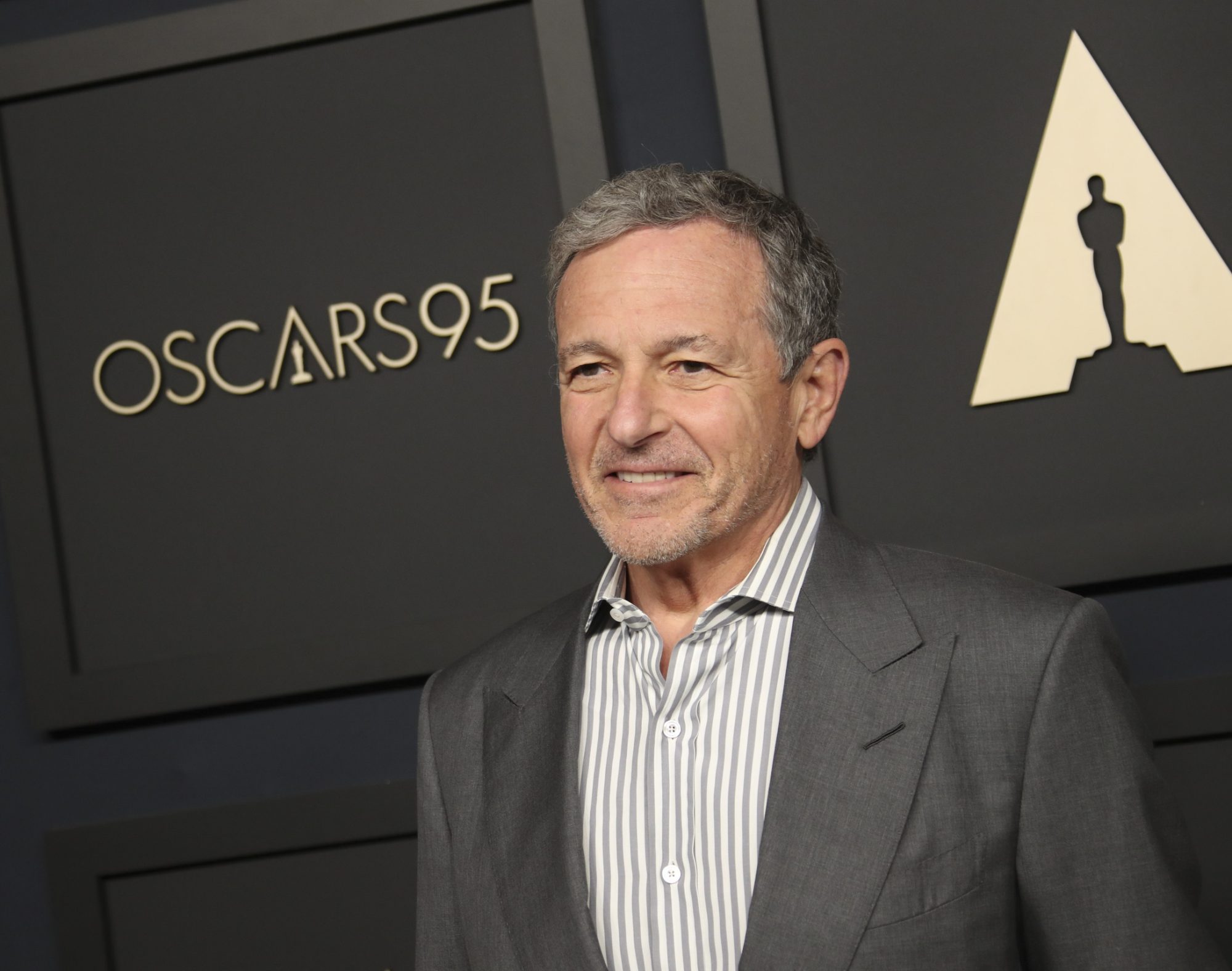 Feb 13, 2023; Beverly Hills, CA, USA; Disney CEO Bob Iger arrives at the 95th Oscars nominees luncheon at the Beverly Hilton in Beverly Hills, Calif. on Monday, Feb. 13, 2023.