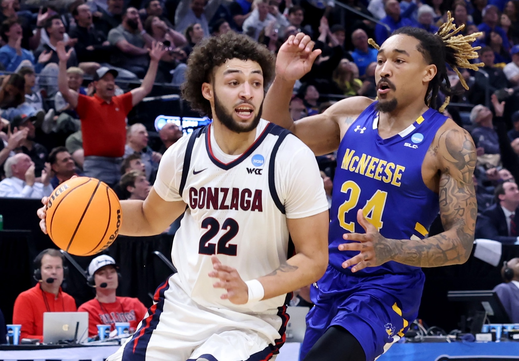 Gonzaga Bulldogs forward Anton Watson