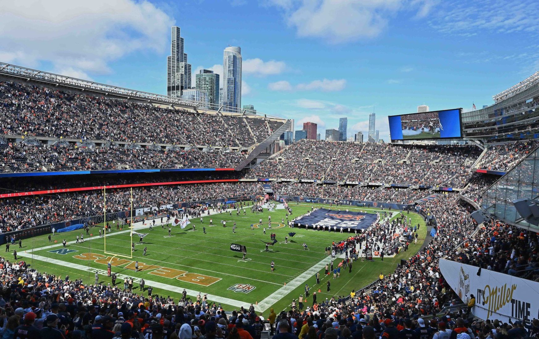 Sep 25, 2022; Chicago, Illinois, USA; A general view of Soldier Field before a game between the Chicago Bears and the Houston Texans. Chicago defeated Houston 23-20.
