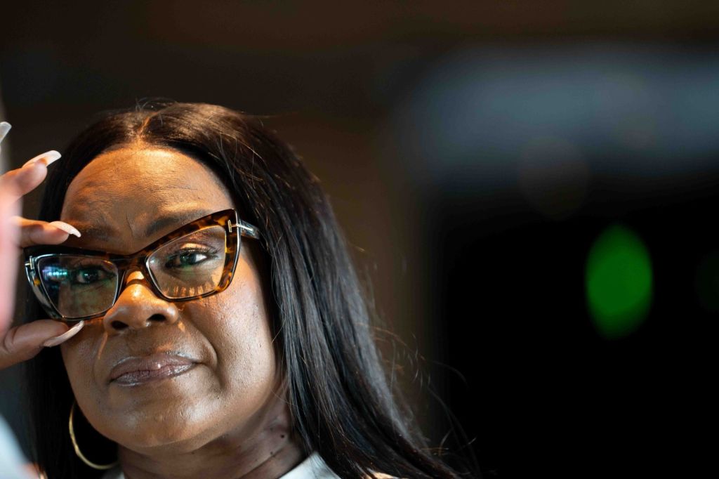 Jul 19, 2024; Phoenix, Ariz., United States; Sheryl Swoopes hosts a WBNA All-Star brunch in honor of her former teammate, Nikki McCray Penson, at Thea in Phoenix on July 19, 2024