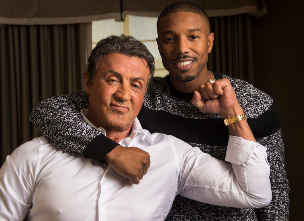 SYLVESTER STALLONE / MICHAEL B/ JORDAN