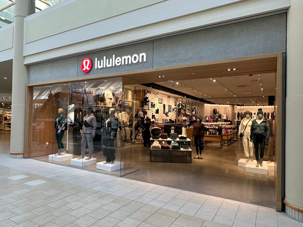 A Lululemon store at Freehold Raceway Mall in Freehold Township, New Jersey on Nov. 30, 2023