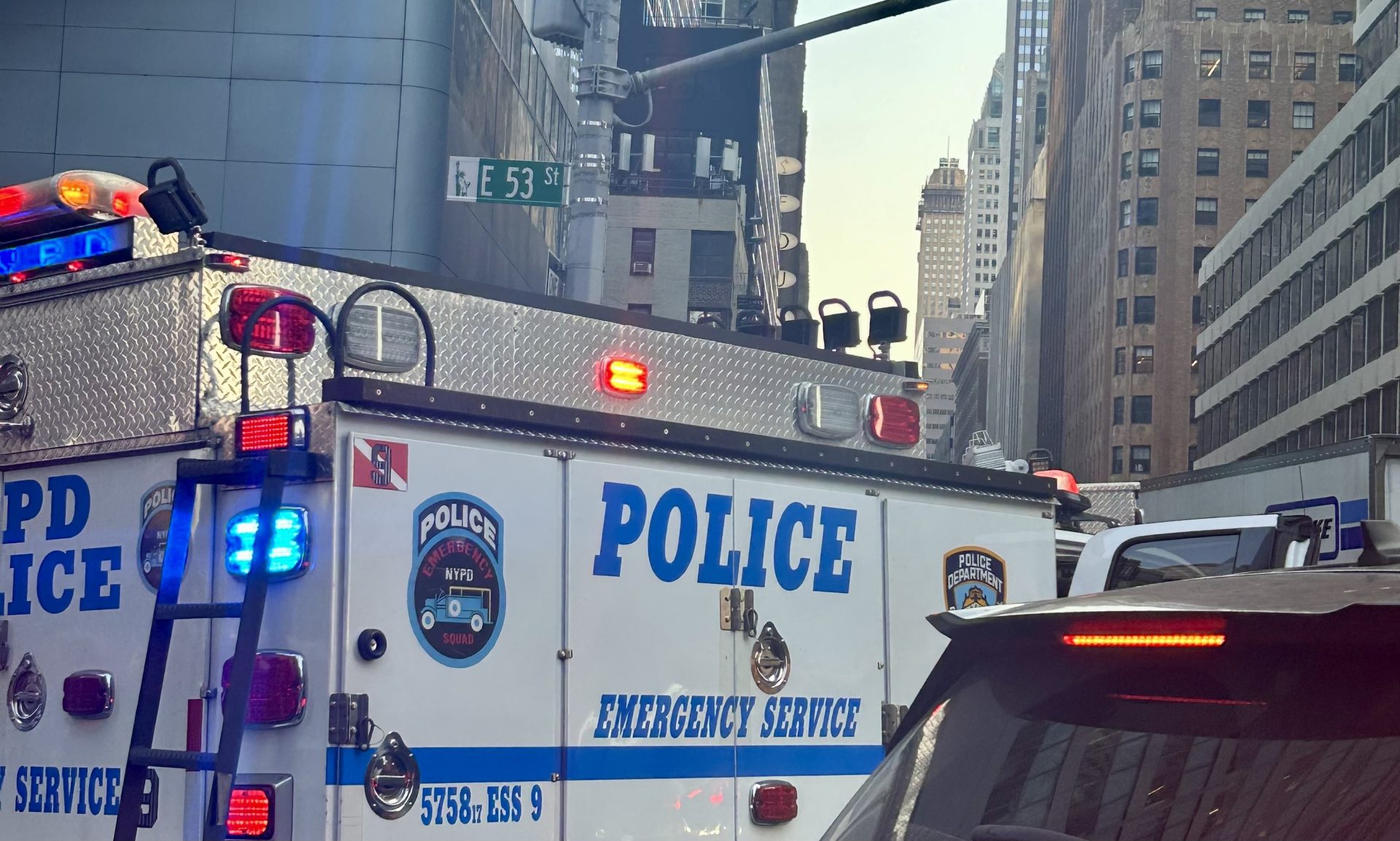 NHL shooter police vehicle