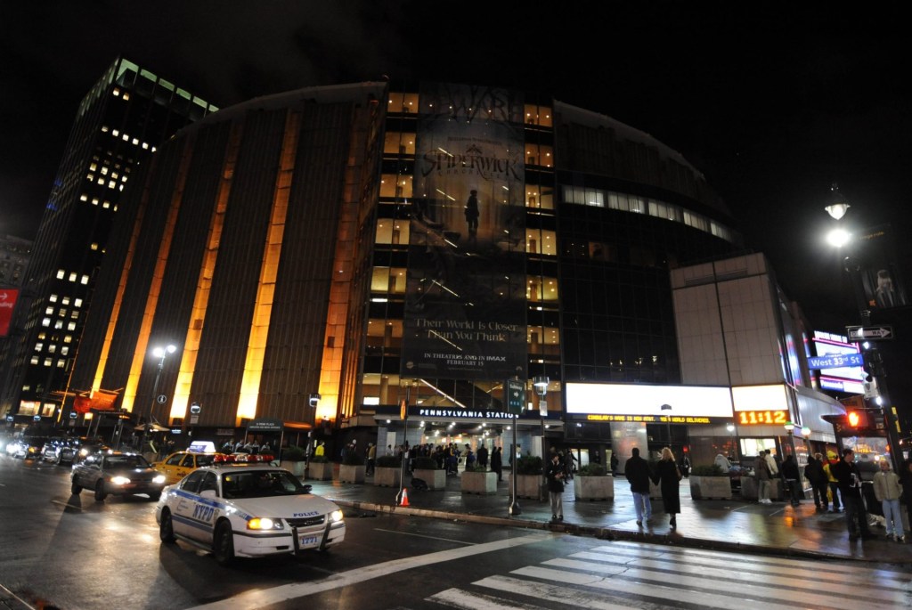 Feb 1, 2008, New York City, NY; General view of Madison Square Garden, home of the New York Knicks of the NBA, New York Rangers of the NHL and New York Libertty