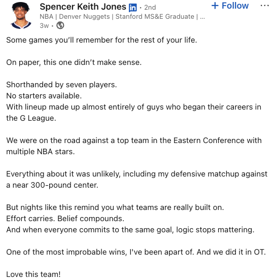 Spencer Jones/LinkedIn