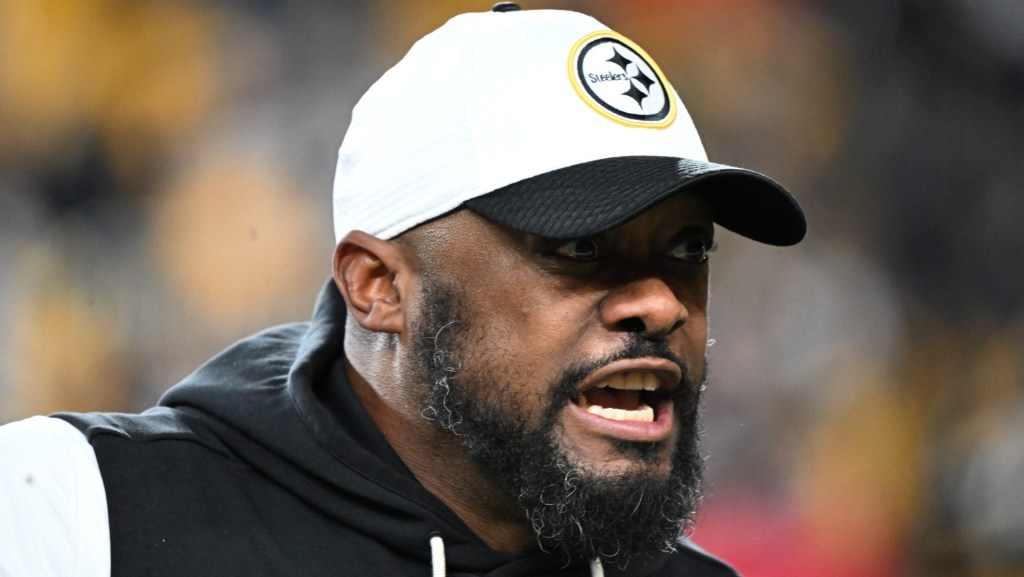 Jan 12, 2026; Pittsburgh, PA, USA; Pittsburgh Steelers head coach Mike Tomlin before an AFC Wild Card Round game against the Houston Texans at Acrisure Stadium. Mandatory Credit: Barry Reeger-Imagn Images