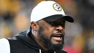 Jan 12, 2026; Pittsburgh, PA, USA; Pittsburgh Steelers head coach Mike Tomlin before an AFC Wild Card Round game against the Houston Texans at Acrisure Stadium. Mandatory Credit: Barry Reeger-Imagn Images