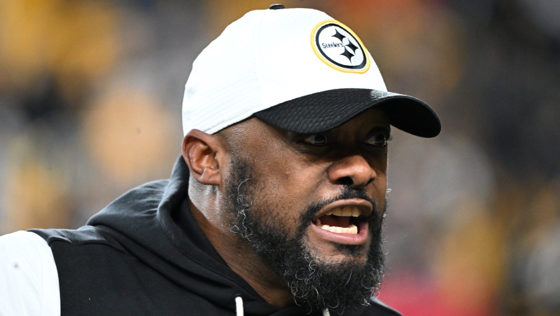 Jan 12, 2026; Pittsburgh, PA, USA; Pittsburgh Steelers head coach Mike Tomlin before an AFC Wild Card Round game against the Houston Texans at Acrisure Stadium. Mandatory Credit: Barry Reeger-Imagn Images