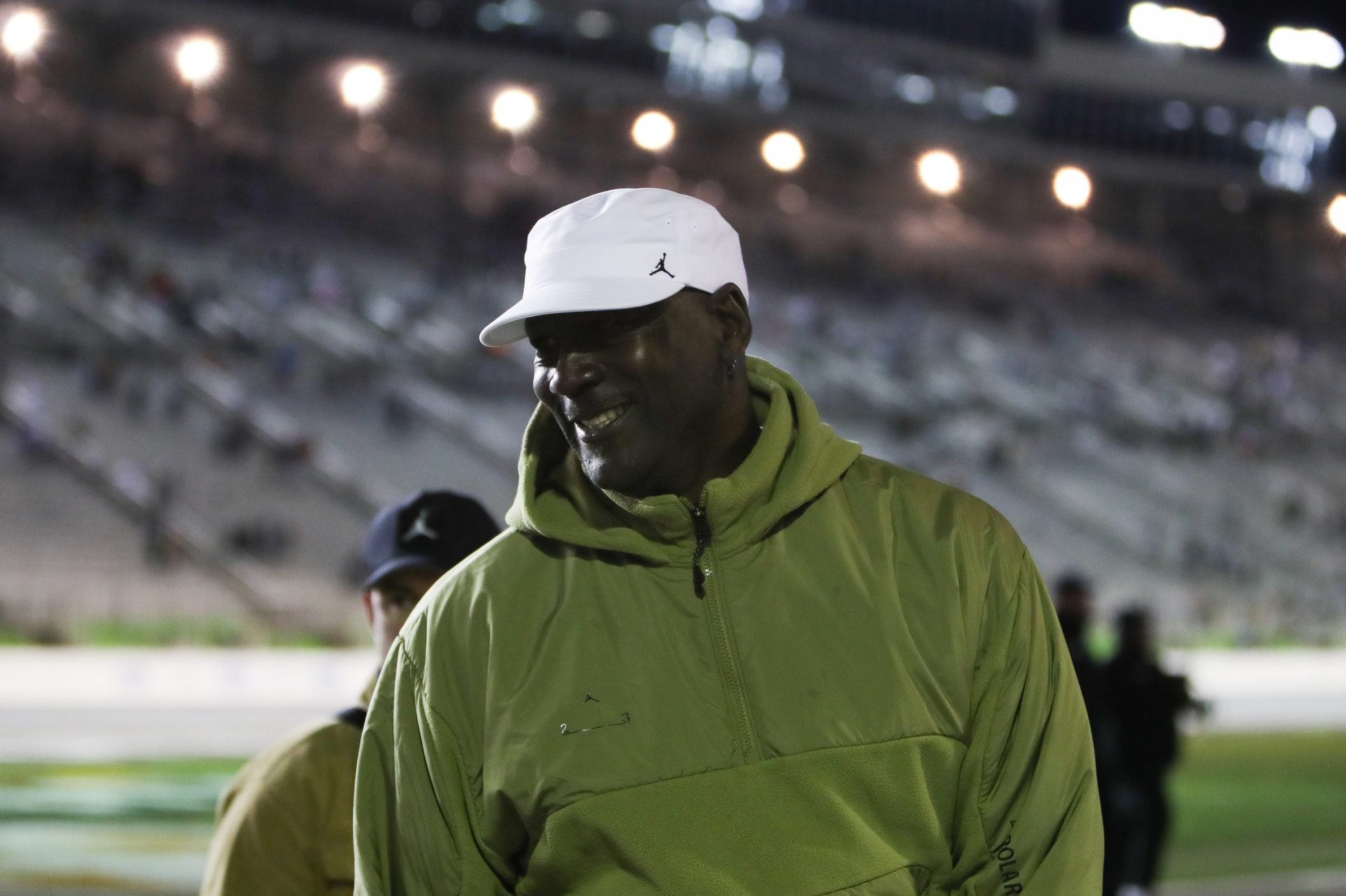 Feb 22, 2026; Hampton, Georgia, USA; Michael Jordan at EchoPark Speedway.