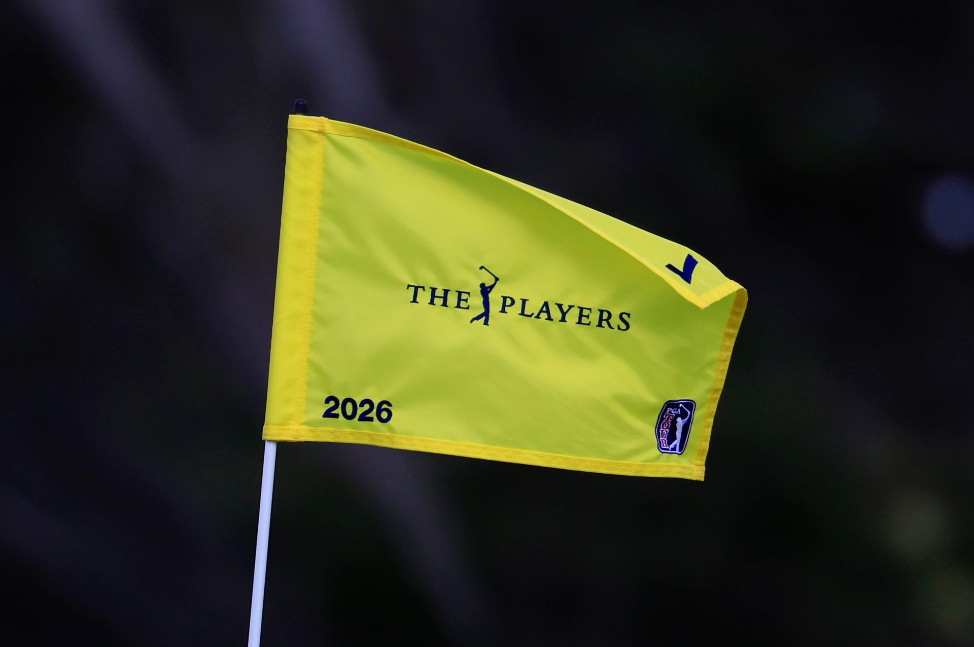 A cup flag flies on on the seventh green during the first round of The Players Championship PGA golf tournament at TPC Sawgrass, Thursday, March 12, 2026, in Ponte Vedra Beach, Fla.