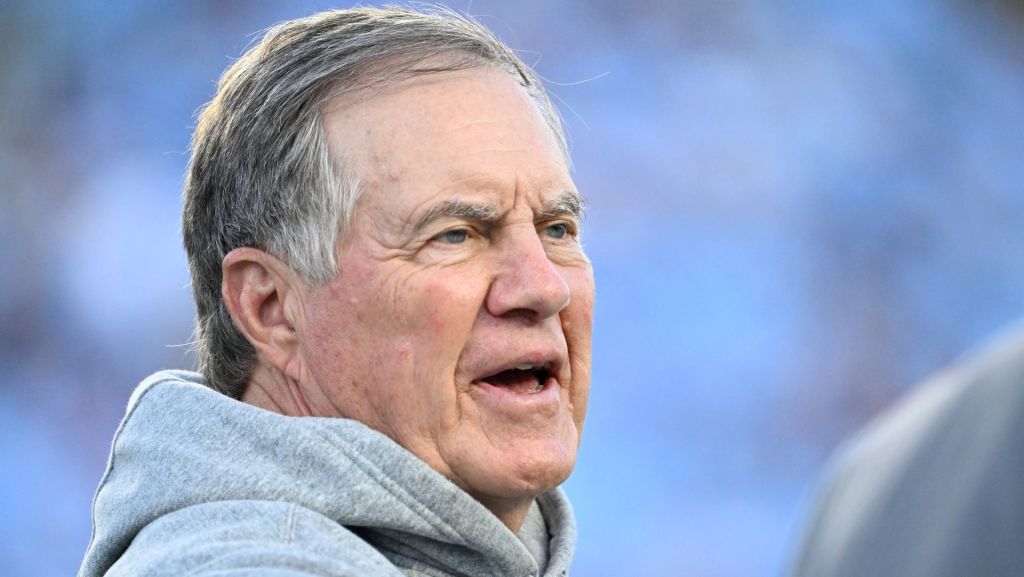 Sep 1, 2025; Chapel Hill, North Carolina, USA; North Carolina Tar Heels head coach Bill Belichick on the field before the game at Kenan Stadium. Mandatory Credit: Bob Donnan-Imagn Images