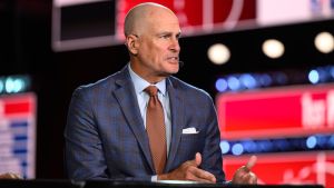 Chicago, IL - May 10, 2026: Jay Bilas during the 2026 NBA Draft Lottery.