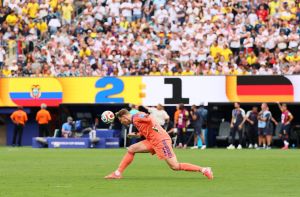 June 25, 2026; East Rutherford, New Jersey, U.S.; Germany's Manuel Neuer in action.