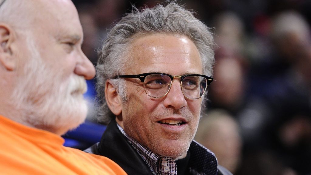 Feb 7, 2019; Spokane, WA, USA; ESPN personality Neil Everett looks on during a game between the San Francisco Dons and Gonzaga Bulldogs in the second half at McCarthey Athletic Center. The Bulldogs won 92-62. Mandatory Credit: James Snook-USA TODAY Sports