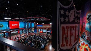 Inglewood, CA - May 5, 2026 - NFL Los Angeles Studio 1: The NFL Network Leaders in Conversation panel.