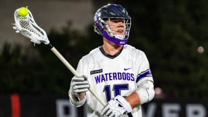 CJ Kirst (#15) of the Philadelphia Waterdogs during the 2026 PLL Regular Season, The Week 10 match up of The Philadelphia Waterdogs and The New York Atlas at Peter Barton Lacrosse Stadium, Denver, Colorado. On Friday, July 24th, 2026