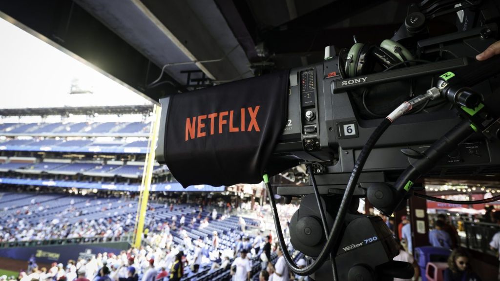 PHILADELPHIA, PENNSYLVANIA- JULY 13: during the Home Run Derby at Citizens Bank Park on July 13, 2026 in Philadelphia, Pennsylvania. (Photo by Heather Barry / Netflix)