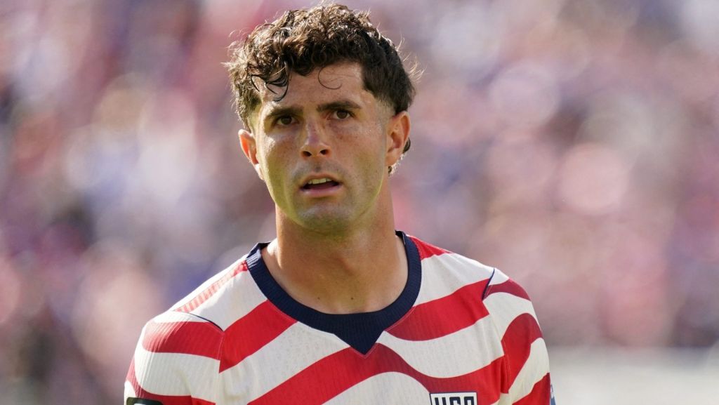 July 1, 2026; Santa Clara, California, U.S.; Christian Pulisic of the U.S. Mandatory Credit: David Gonzales-Imagn Images