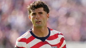 July 1, 2026; Santa Clara, California, U.S.; Christian Pulisic of the U.S. Mandatory Credit: David Gonzales-Imagn Images