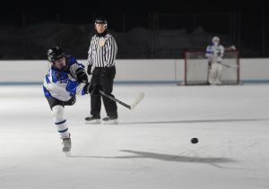 Cortlandt defeats Pearl River 7-2 in ice hockey action at Bear Mountain Ice Rink in Stony Point on December 16, 2025.